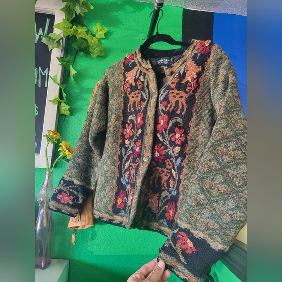 Vintage icelandic wool sweater - Picture 1 of 3